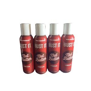 4pack Doc Johnson Men's Silicone Water-Based Personal Lube Glide Nut Butter 4oz